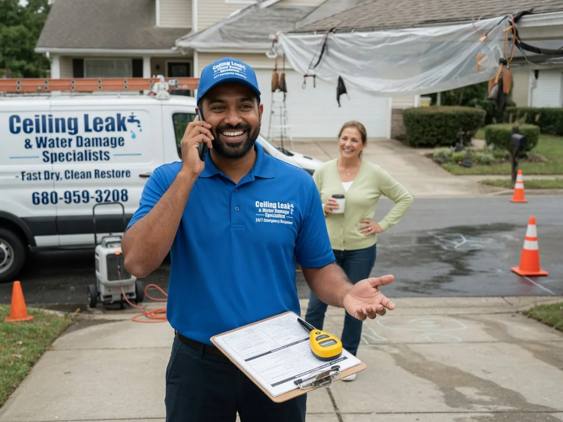 Ceiling Leak Cleanup Pitcairn, PA FAQs